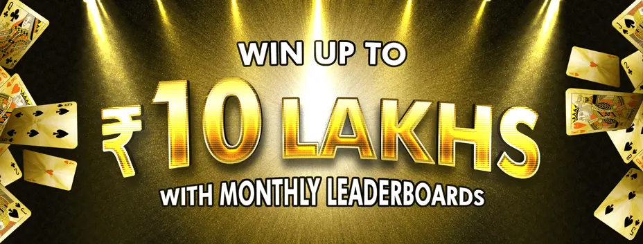 Win Up to Rs 10 Lakhs with Monthly Leaderboards